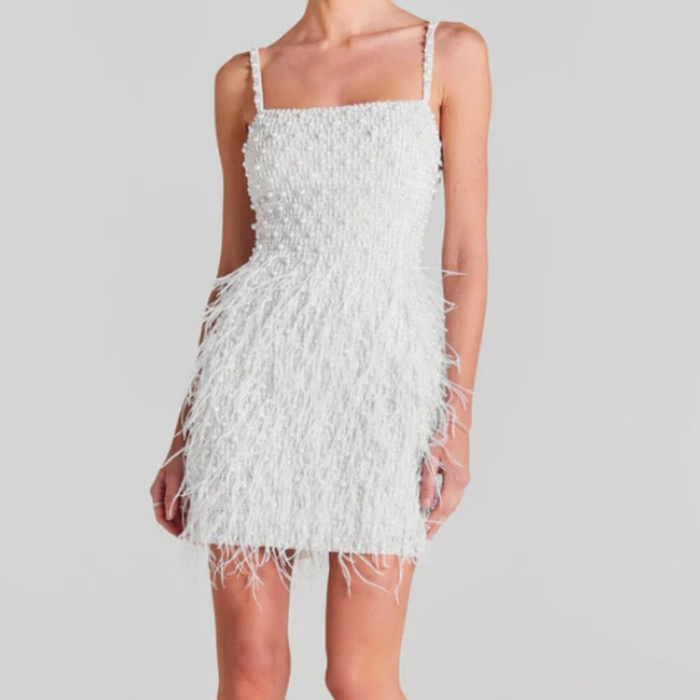 NEW Nadine Merabi Carrie White Dress